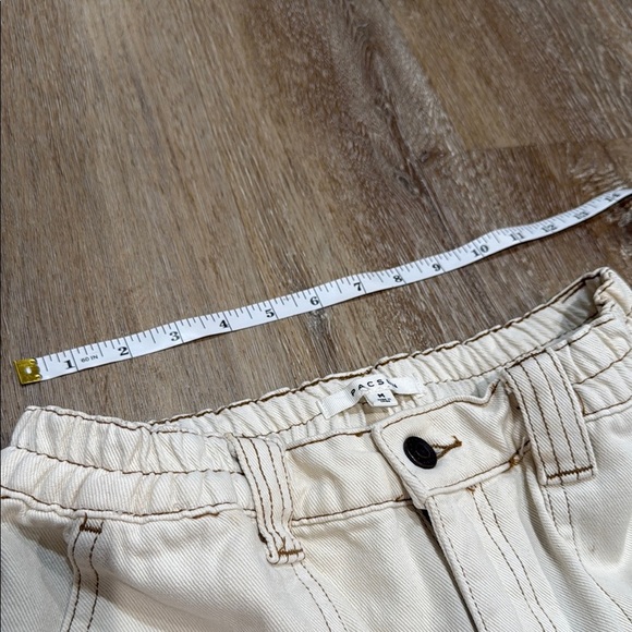 PacSun Size M Cream Cargo Pants Relaxed Fit Baggy - Picture 6 of 10